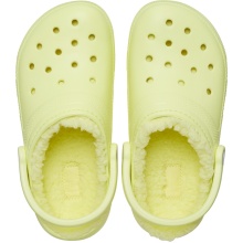 Crocs Classic Lined Clog (mit Innenfutter) sulphurgelb Sandale Sandale/Hausschuhe
